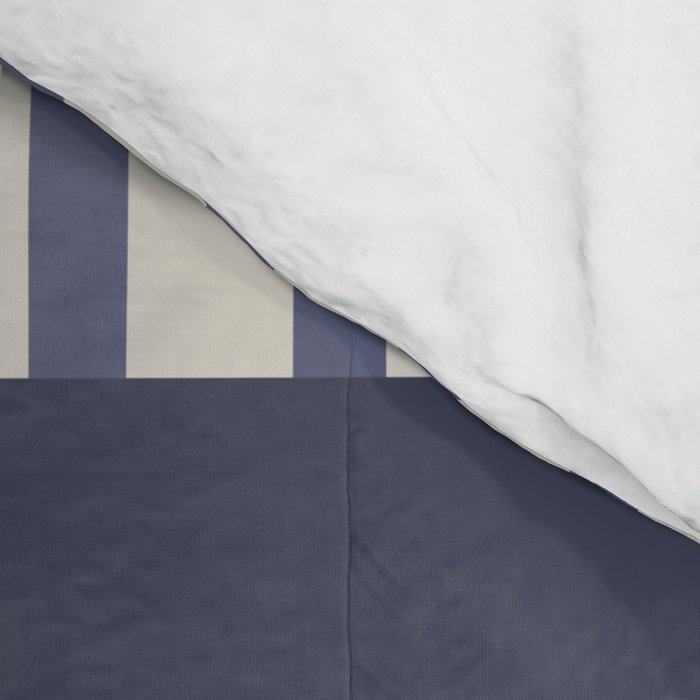 Snowflake Blue Striped Comforter Gallery Image 4