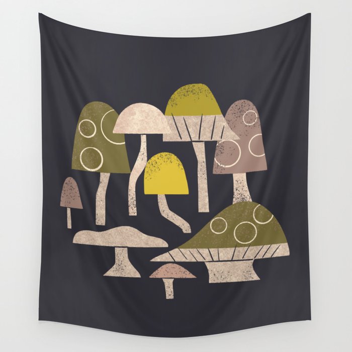 Toadstools Wall Tapestry Gallery Image 4