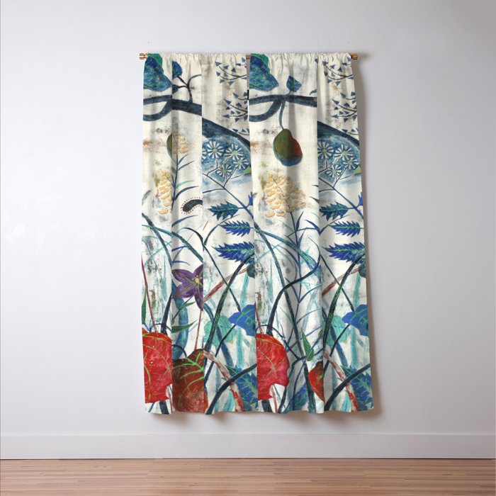 nature Japanese painting Window Curtain Gallery Image 3