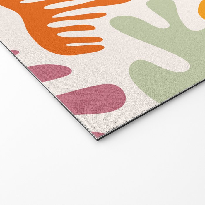 Candy Coral Matisse  Welcome Mat Gallery Image 2