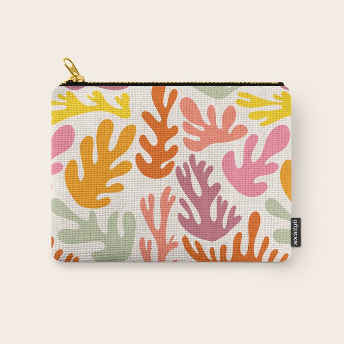 Candy Coral Matisse  Carry All Pouch Gallery Image 1