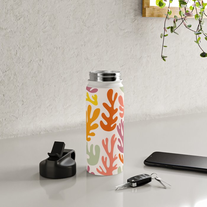 Candy Coral Matisse  Water Bottle Gallery Image 5