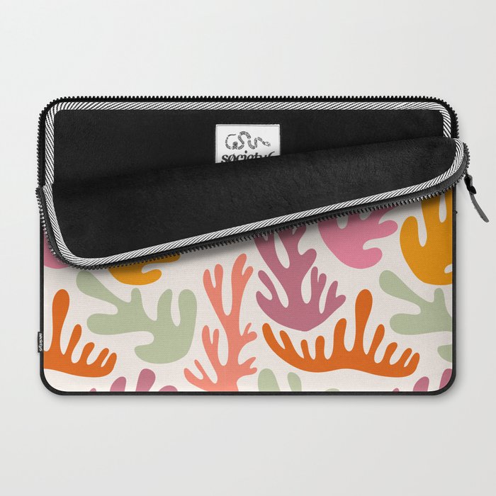 Candy Coral Matisse  Laptop Sleeve Gallery Image 2