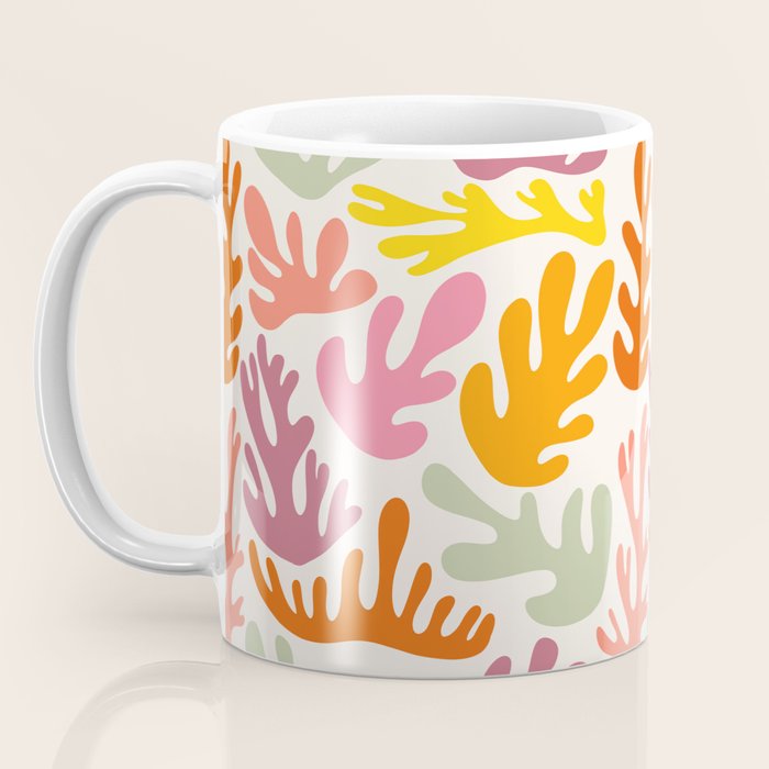 Candy Coral Matisse  Coffee Mug Gallery Image 3