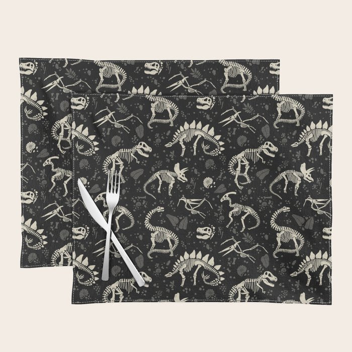 Excavated Dinosaur Fossils Placemat Gallery Image 1