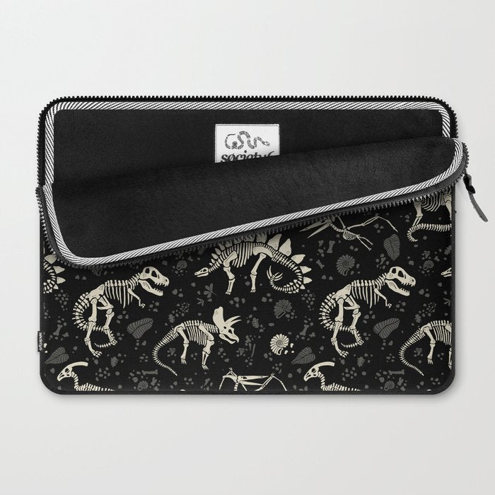 Excavated Dinosaur Fossils Laptop Sleeve Gallery Image 2