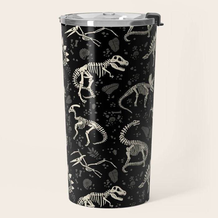 Excavated Dinosaur Fossils Travel Mug Gallery Image 2