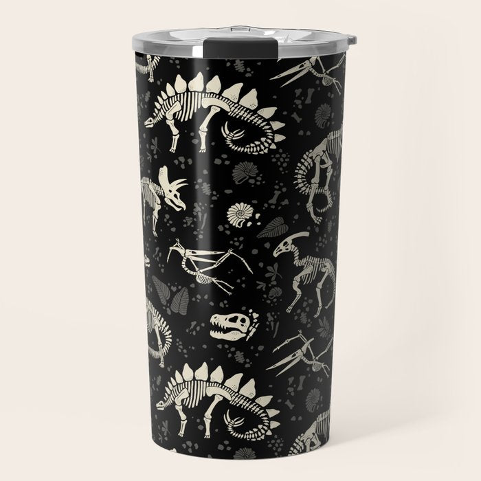 Excavated Dinosaur Fossils Travel Mug Gallery Image 1