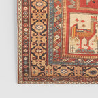 Kuba Hunting Rug With Birds Horses Camels Print Poster Gallery Image 3