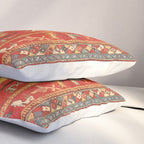 Kuba Hunting Rug With Birds Horses Camels Print Pillow Sham Gallery Image 3