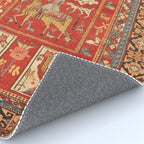 Kuba Hunting Rug With Birds Horses Camels Print Rug Gallery Image 4