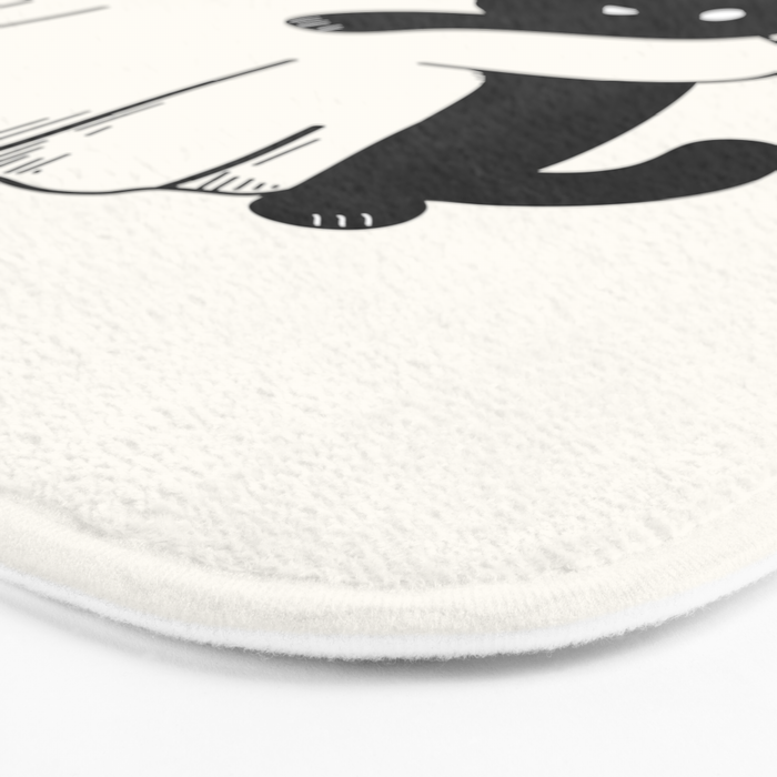 Ghost with a Cat Bath Mat Gallery Image 3