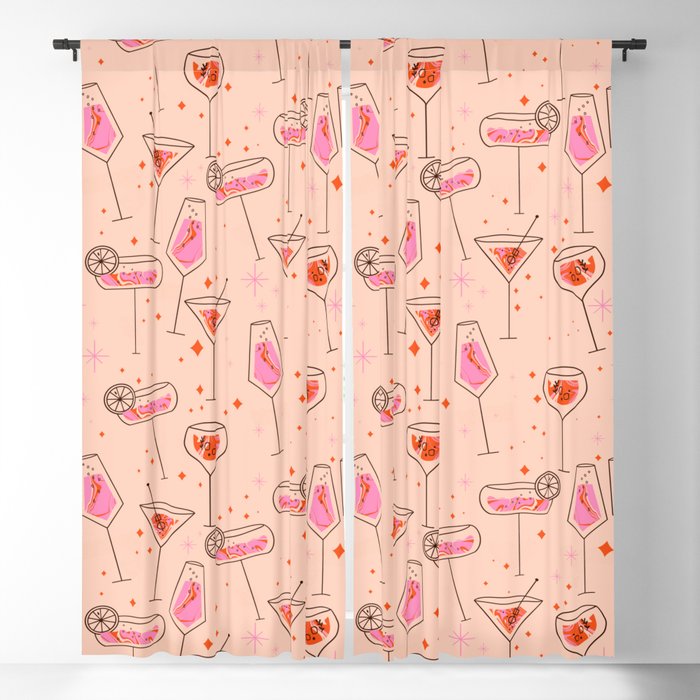Itâs cocktails time Window Curtain Gallery Image 5