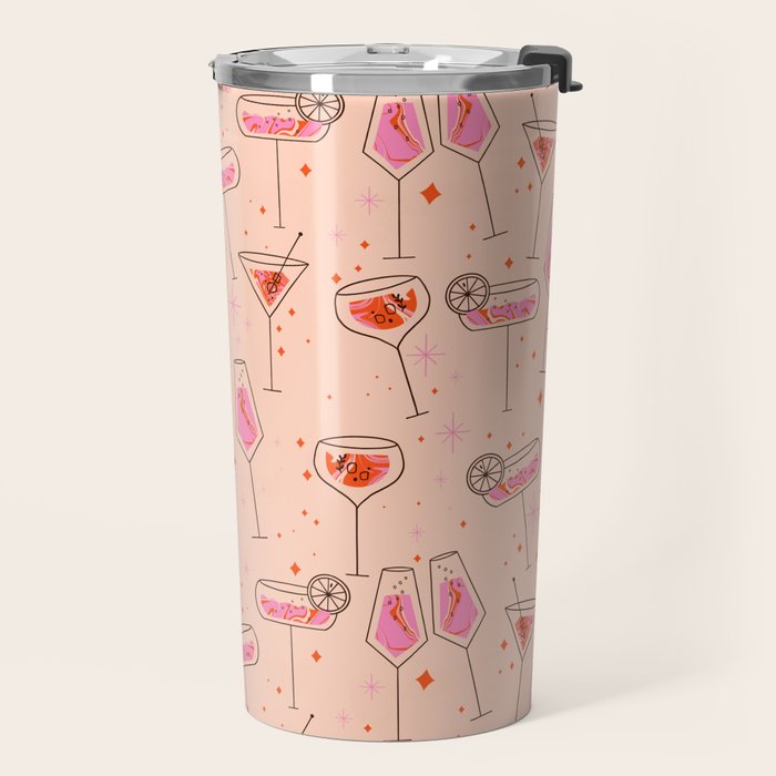 Itâs cocktails time Travel Mug Gallery Image 2