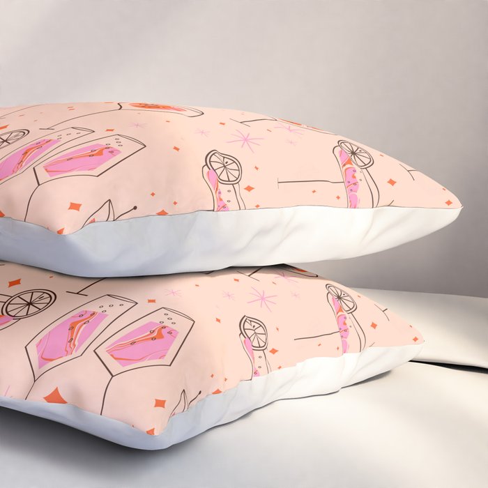 Itâs cocktails time Pillow Sham Gallery Image 3