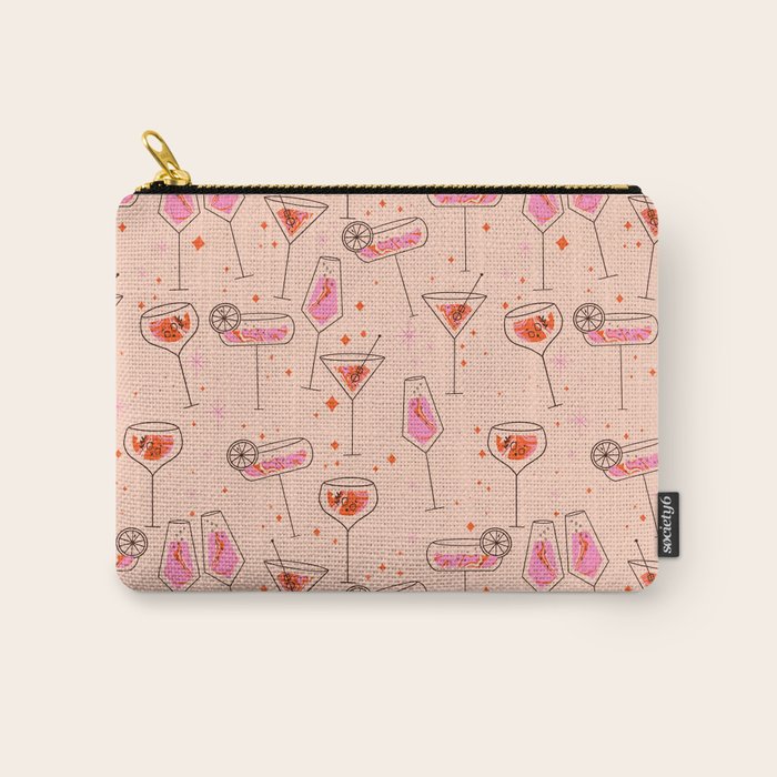 Itâs cocktails time Carry All Pouch Gallery Image 1