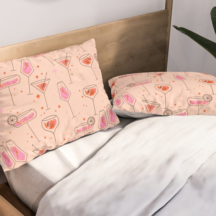 Itâs cocktails time Pillow Sham Gallery Image 2
