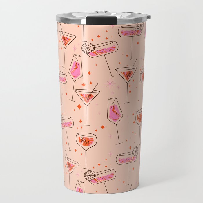 Itâs cocktails time Travel Mug Gallery Image 1