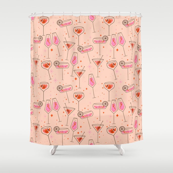 Itâs cocktails time Shower Curtain Gallery Image 1