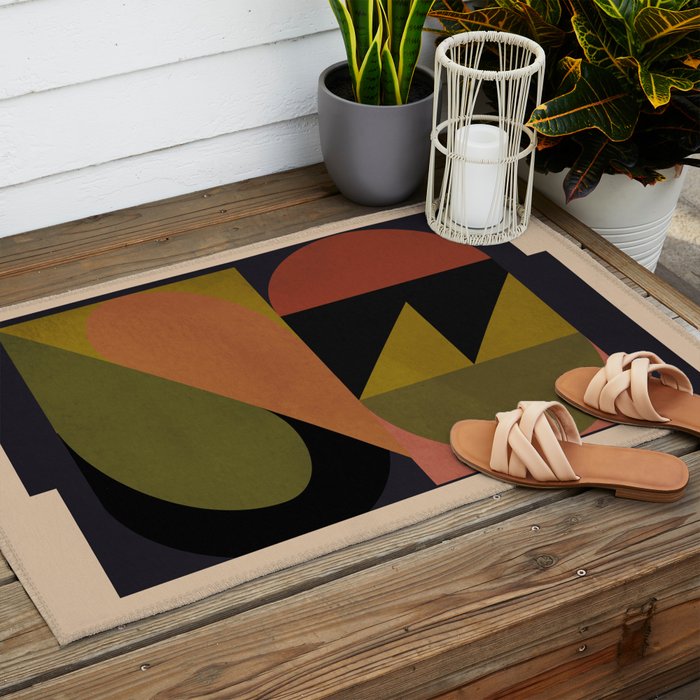 Abstraction 24 Outdoor Rug Gallery Image 2