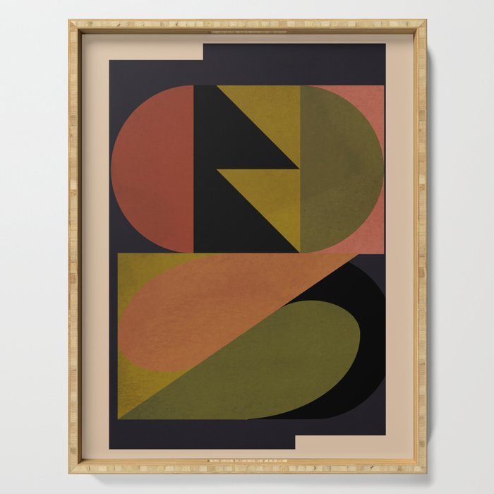 Abstraction 24 Serving Tray Gallery Image 1