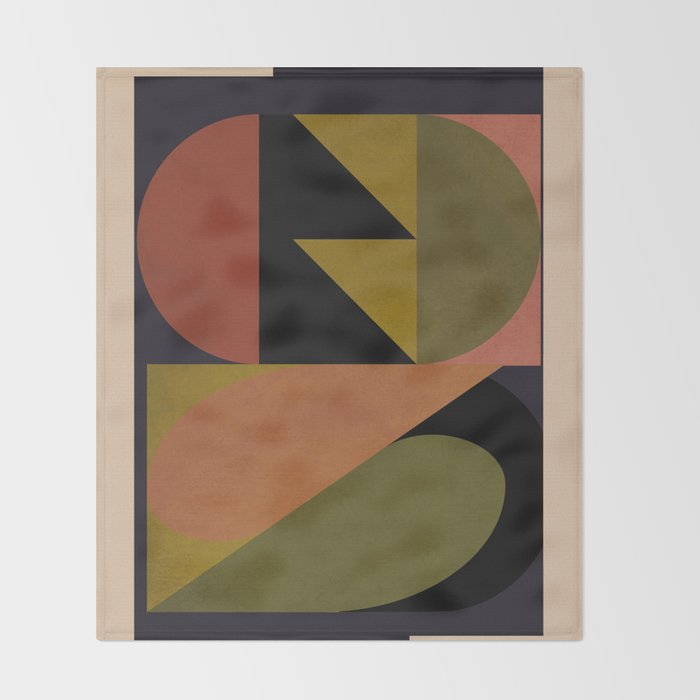 Abstraction 24 Throw Blanket Gallery Image 2