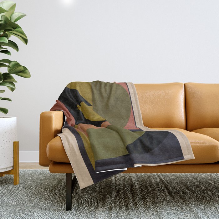 Abstraction 24 Throw Blanket Gallery Image 1