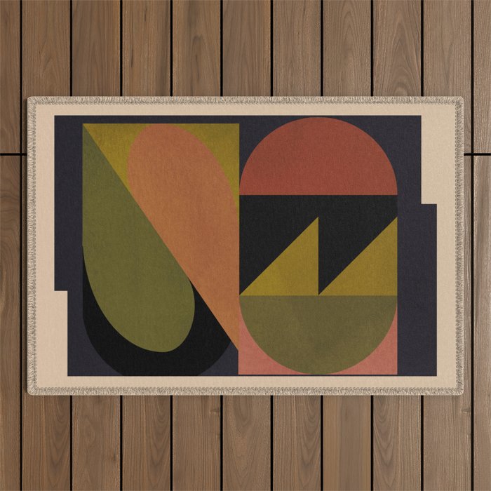 Abstraction 24 Outdoor Rug Gallery Image 1
