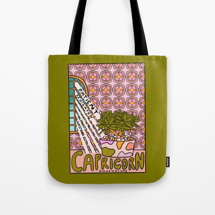 Capricorn Plant Tote Bag Gallery Image 1