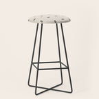 Scandinavian Modern Minimal Pattern Stool Gallery Image 1