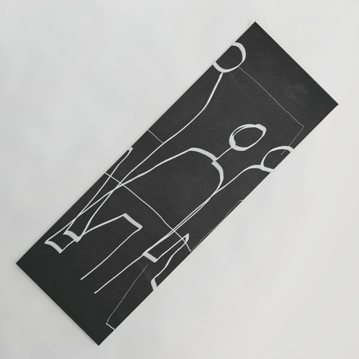 Abstract line art 72 Yoga Mat Gallery Image 1