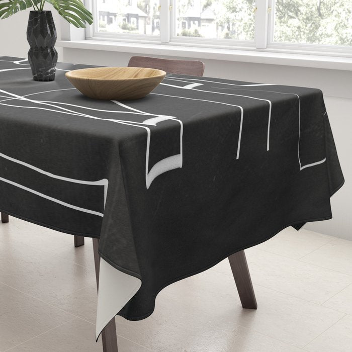 Abstract line art 72 Tablecloth Gallery Image 3