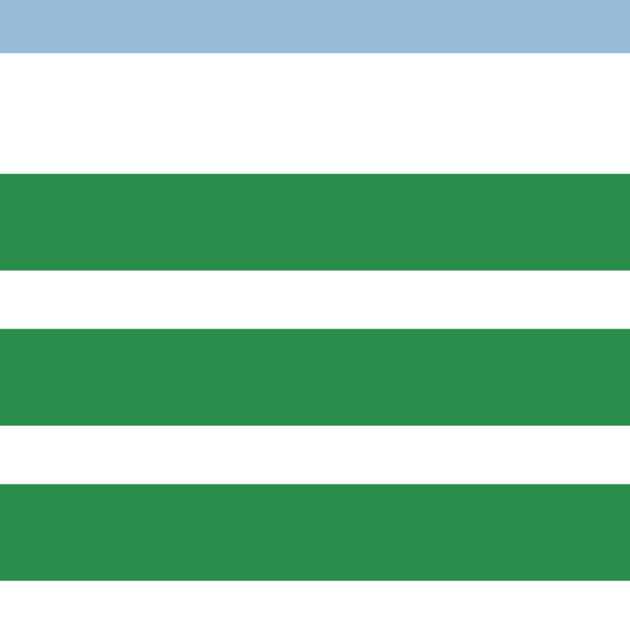 Mixed Stripe Pattern in Green, Baby Blue, and White Coffee Mug Gallery Image 2