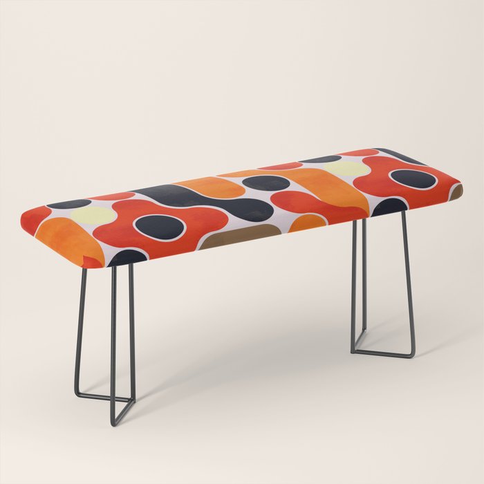 Mid-century geometry no4 Bench Gallery Image 1