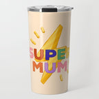 Retro Super Mum  Travel Mug Gallery Image 1