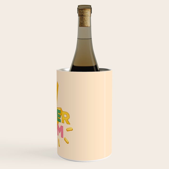 Retro Super Mum  Wine Chiller Gallery Image 3