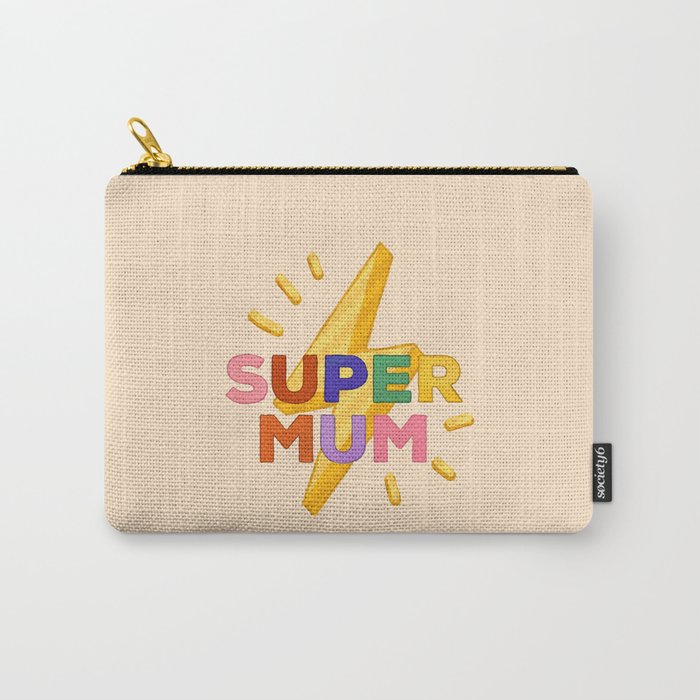 Retro Super Mum  Carry All Pouch Gallery Image 1