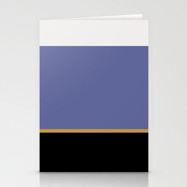 Contemporary Color Block XVII Stationery Card Gallery Image 2