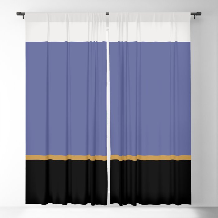 Contemporary Color Block XVII Window Curtain Gallery Image 1