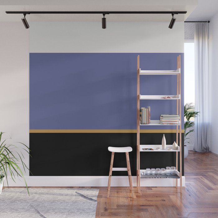 Contemporary Color Block XVII Wall Mural Gallery Image 1