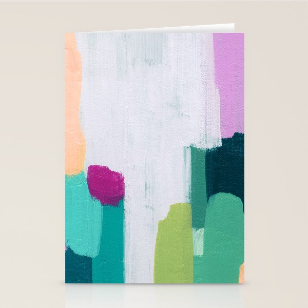 Abstract Oil Painting No. 89 Stationery Card Gallery Image 1