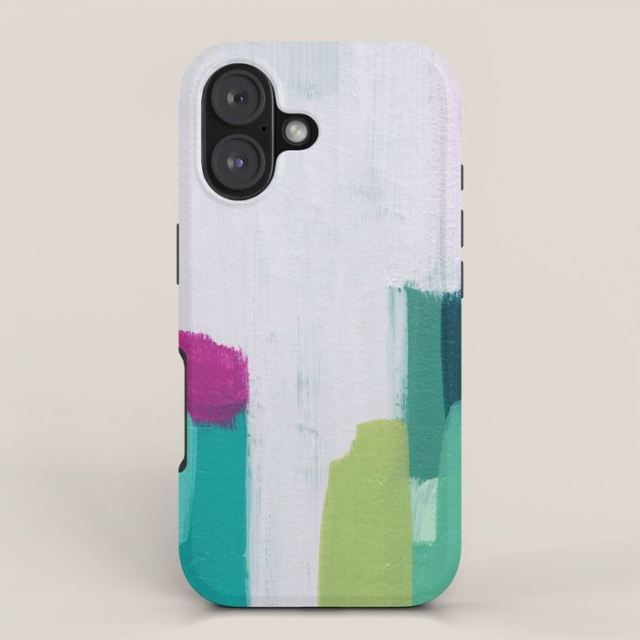 Abstract Oil Painting No. 89 iPhone Case Gallery Image 1
