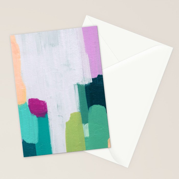 Abstract Oil Painting No. 89 Stationery Card Gallery Image 2