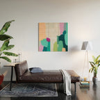Abstract Oil Painting No. 89 Wood Wall Art Gallery Image 2