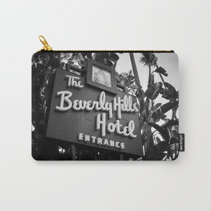 Beverly Hills Hotel Los Angeles Photography Carry All Pouch Gallery Image 1