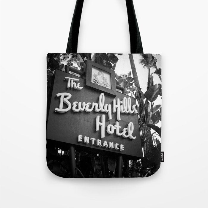 Beverly Hills Hotel Los Angeles Photography Tote Bag Gallery Image 1