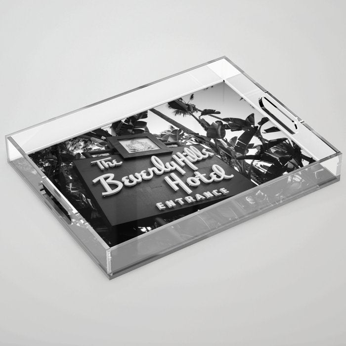 Beverly Hills Hotel Los Angeles Photography Acrylic Tray Gallery Image 1