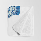 Three Hand Painted Topiary Topiaries  Throw Blanket Gallery Image 3