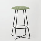 Minimal, Line Art, Stripes, Sage Green Stool Gallery Image 1