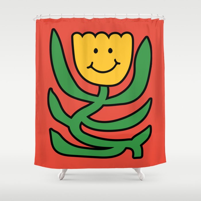 THE FLOWER OF JOY 01 Shower Curtain Gallery Image 1